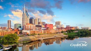 Skyline of Nashville, full of must-see attractions