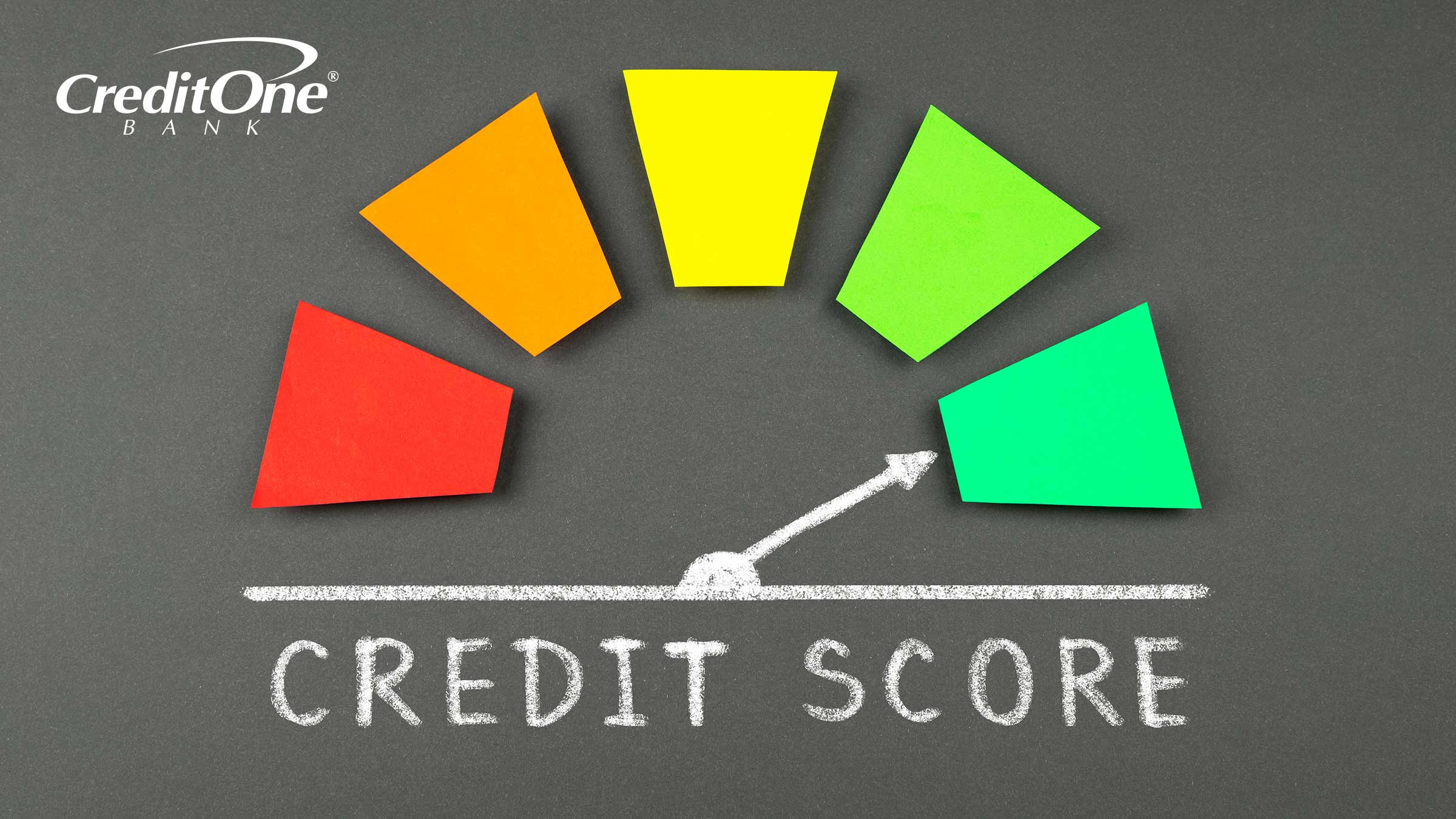 A score meter points to the highest possible credit score at the top of the scale