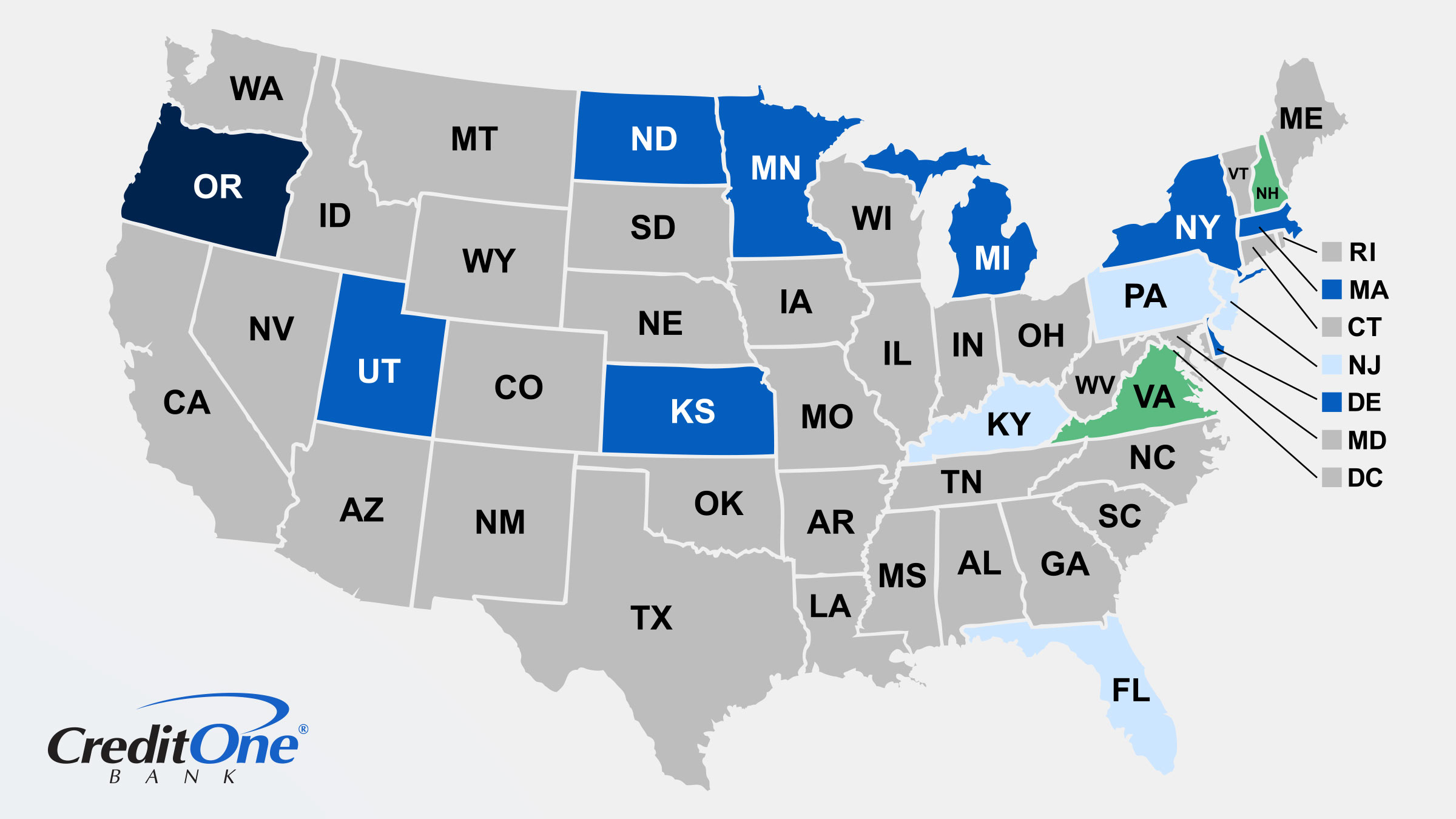 A partial map of the USA shows color coding that represents car insurance for each state.