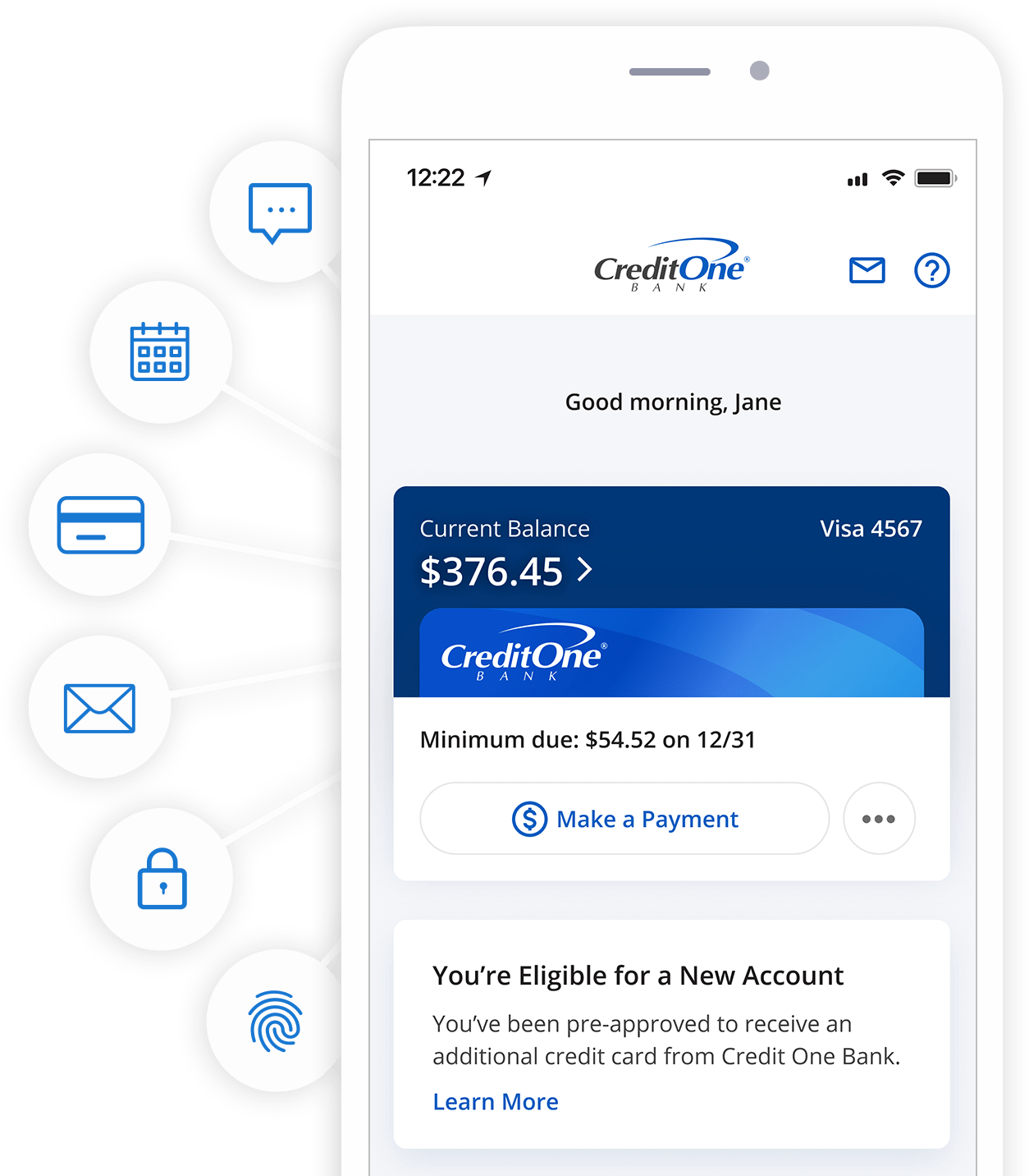 Credit One Bank Mobile App For Online