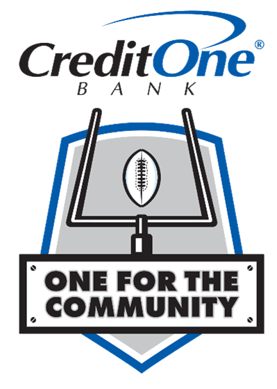 Credit One Bank One for the Community program logo