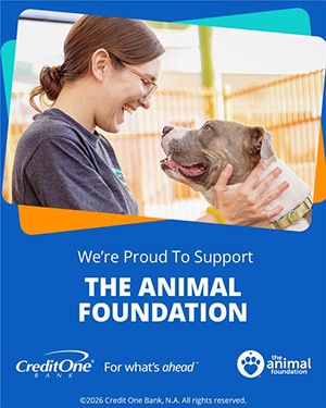 Credit One Bank Announces New Sponsorship of The Animal Foundation, including Top Dog Sponsor of “Best in Show”