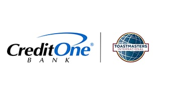 Toastmasters International and Credit One Bank