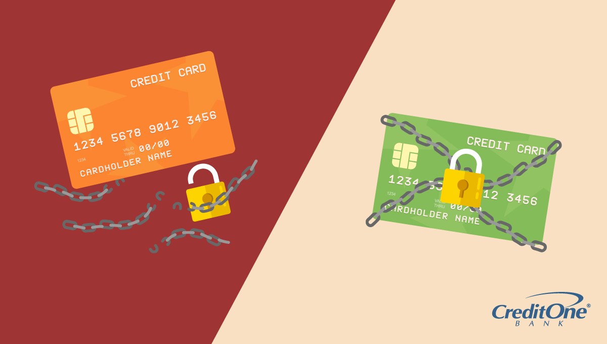 Infographic of unsecured vs secured credit cards Infographic of unsecured vs secured credit cards