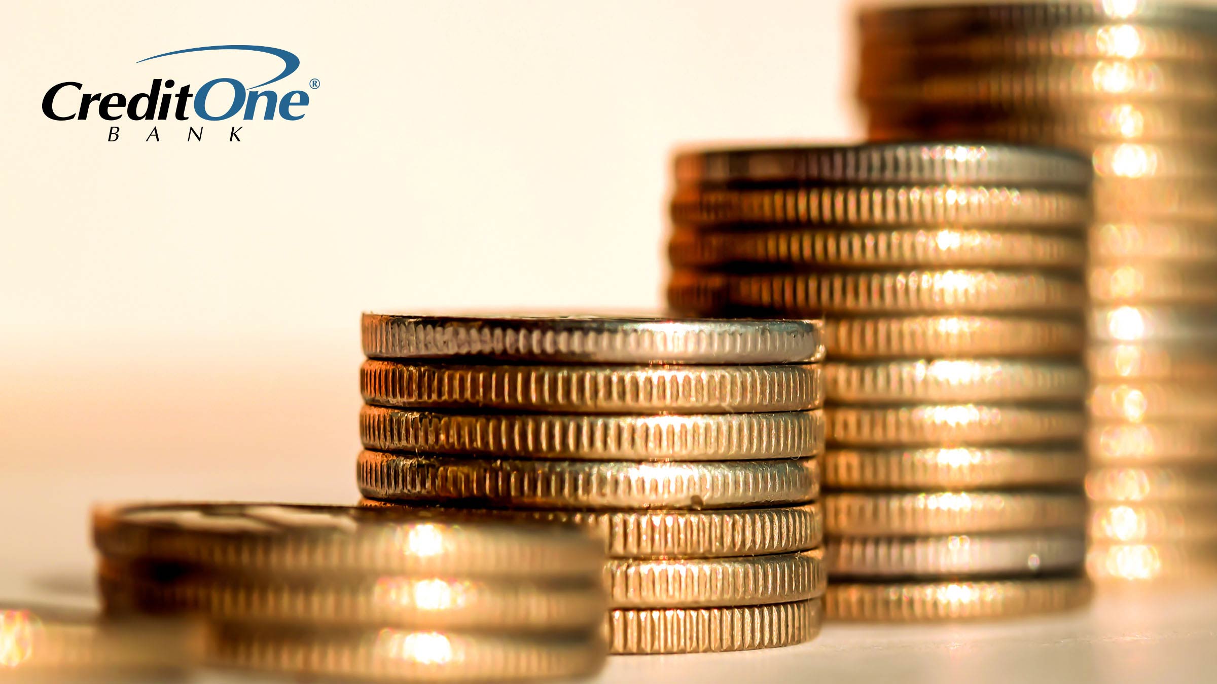Progressively larger stacks of coins Progressively larger stacks of coins