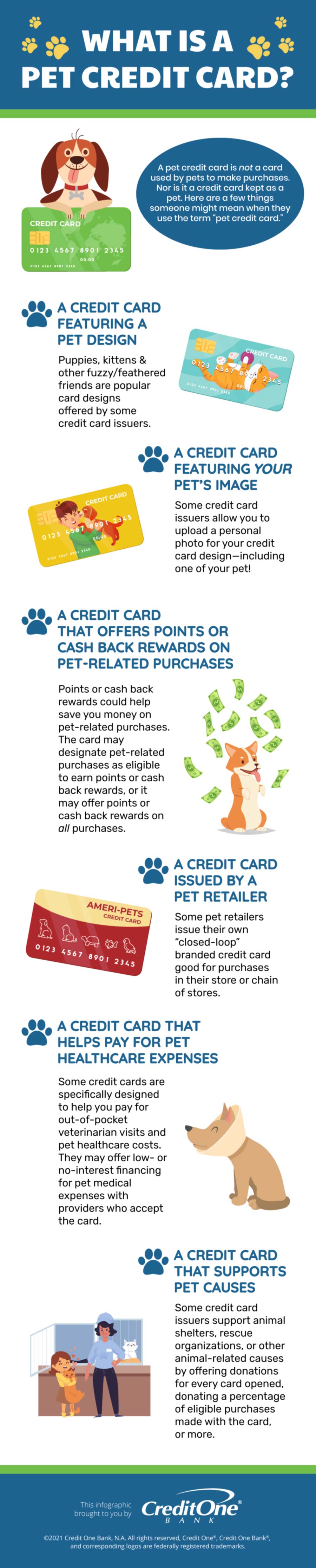 Explaining Pet Credit Cards