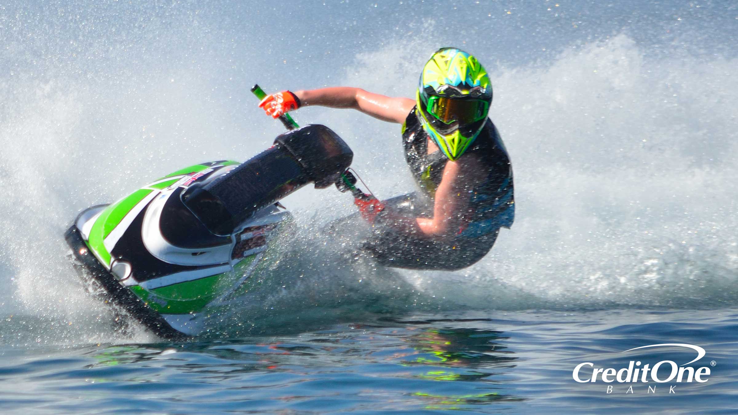 A Man Jetskiing