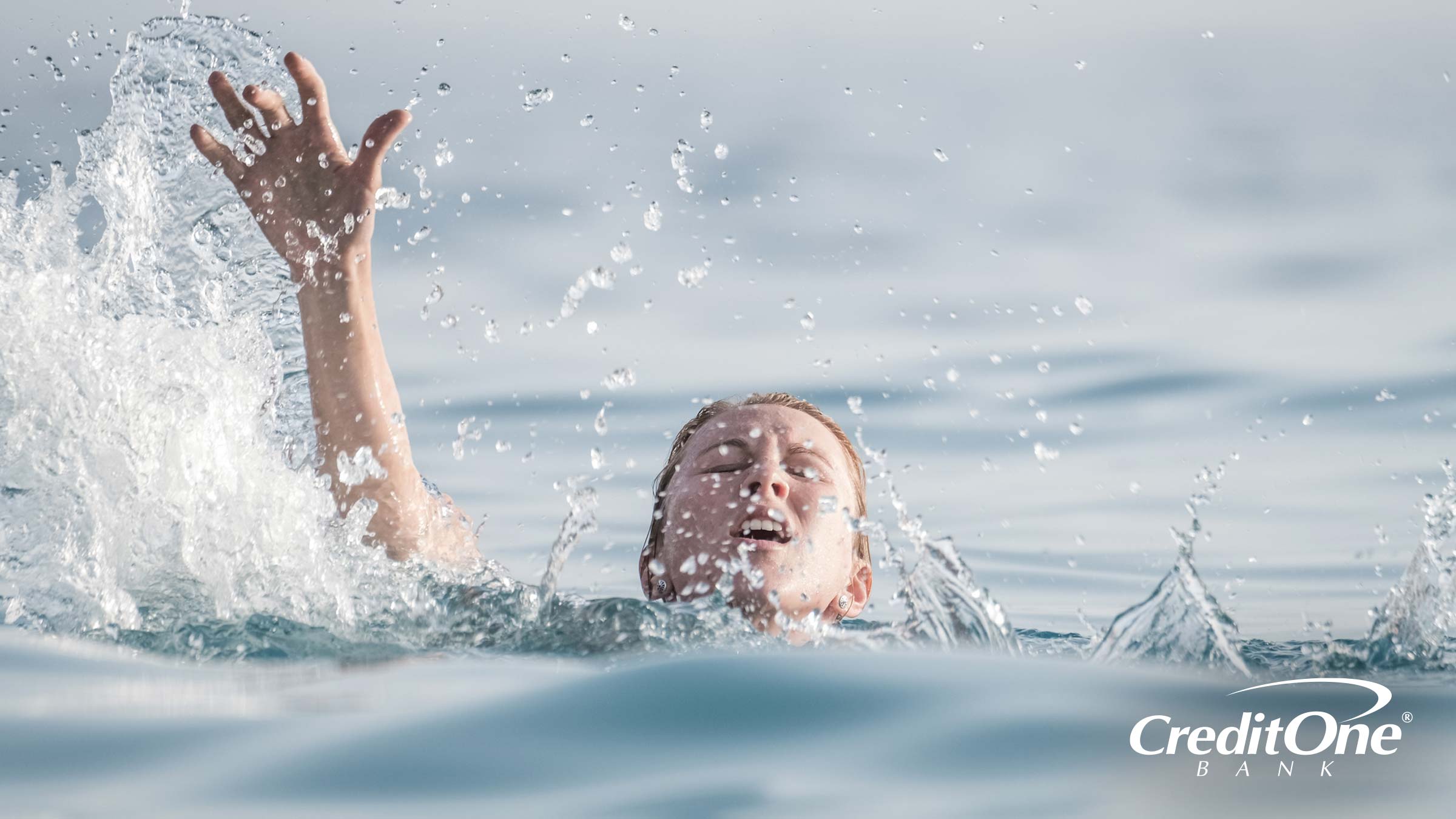 A Woman Swimming