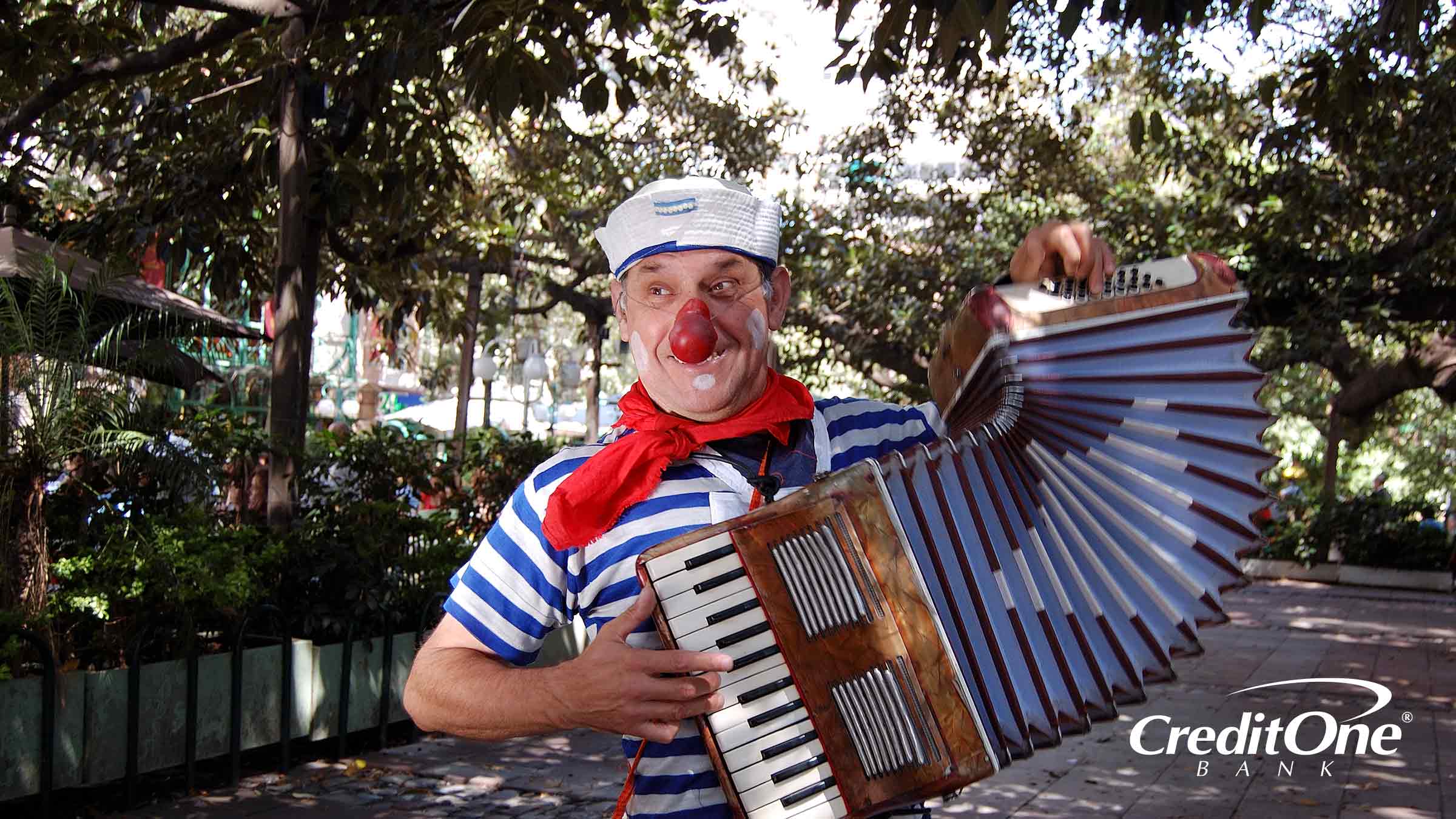 A Sailor Playing an Accordion