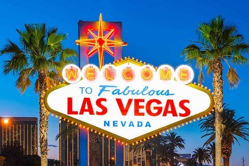 The iconic “Welcome to Fabulous Las Vegas” sign