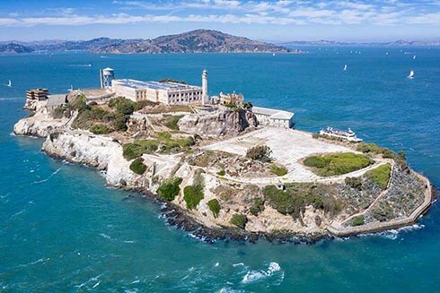 The Rock on Alcatraz Island, San Francisco