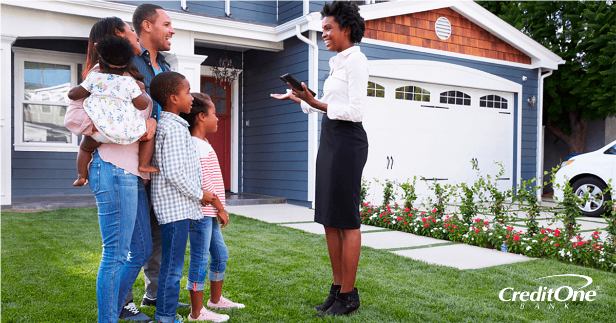 A good credit score puts a family in a good position to purchase a new home A good credit score puts a family in a good position to purchase a new home