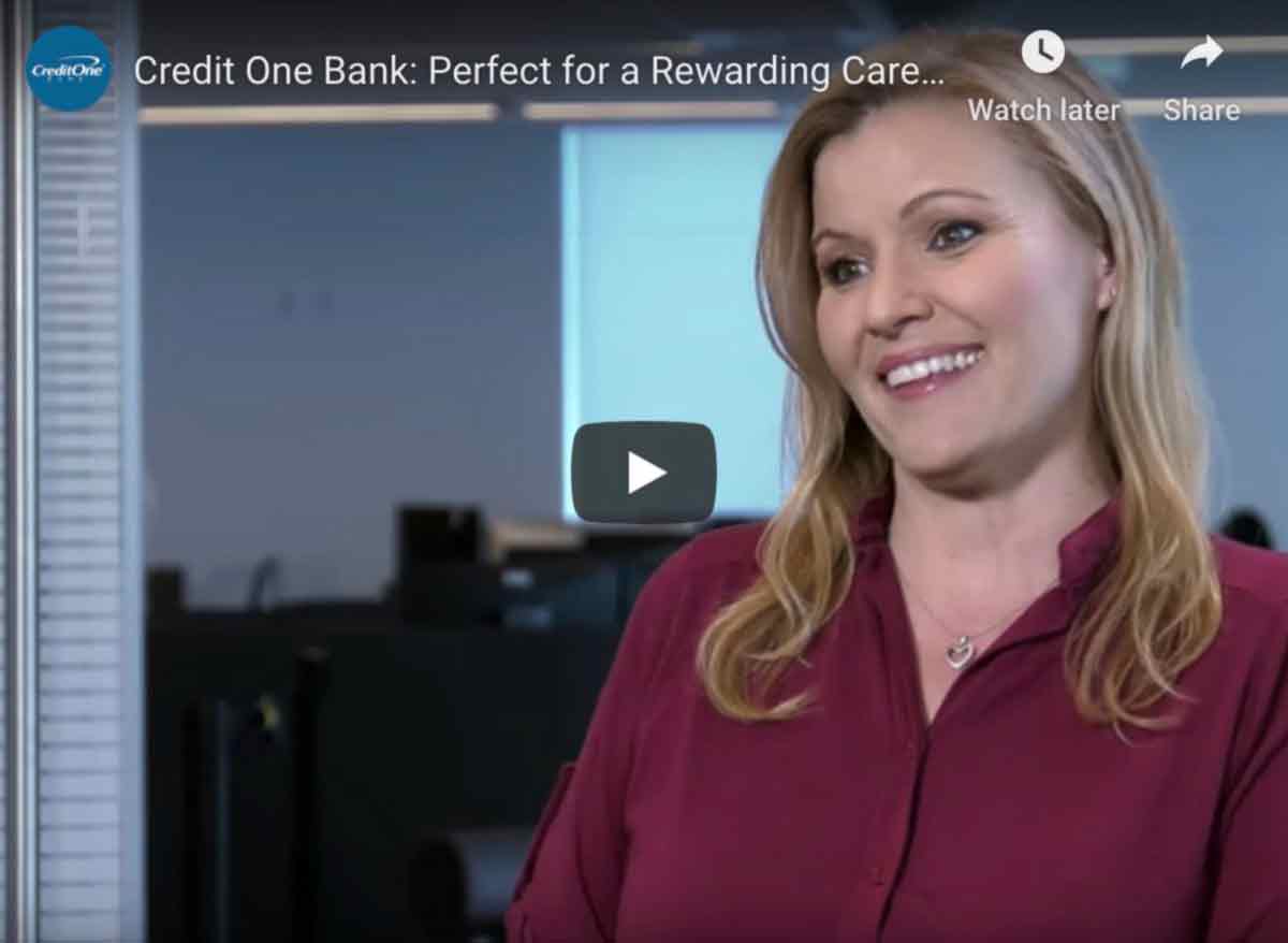 Credit One Bank: Perfect for a Rewarding Career