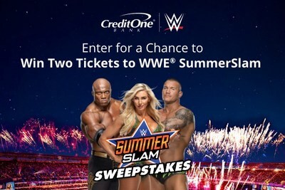 Win Two Tickets to WWE Summerslam with Credit One