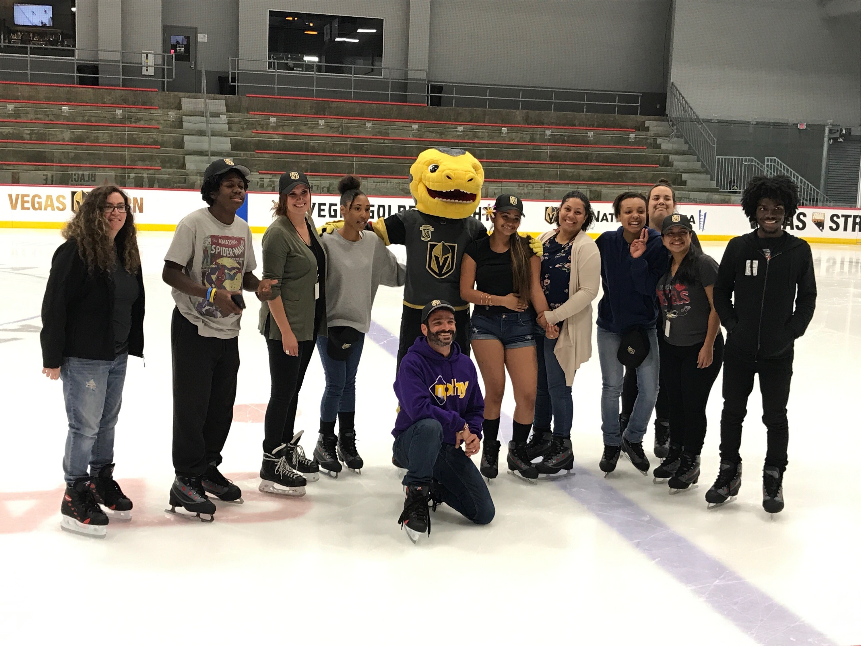 Skating Event hosted by Credit One Bank and Vegas Golden Knights with Chance